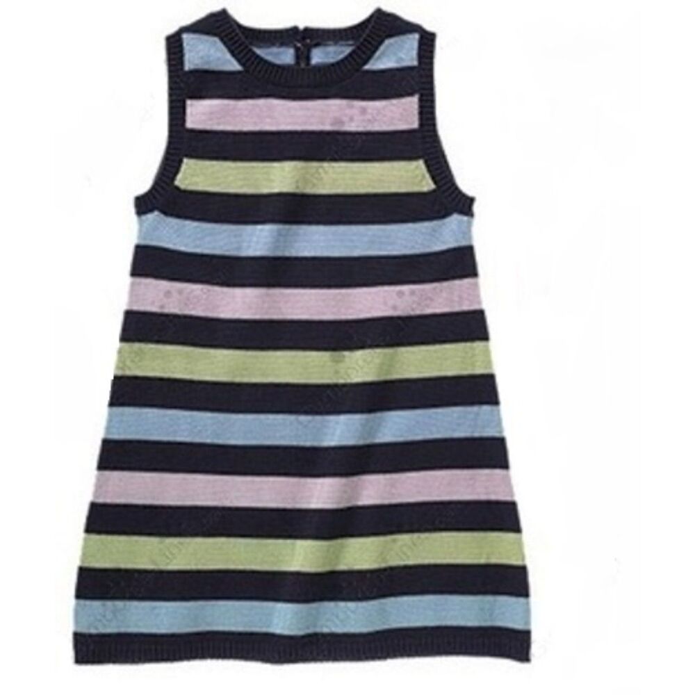 NEW Gymboree girls dress 5 navy Blue Petite Mademoiselle European sweater stripe